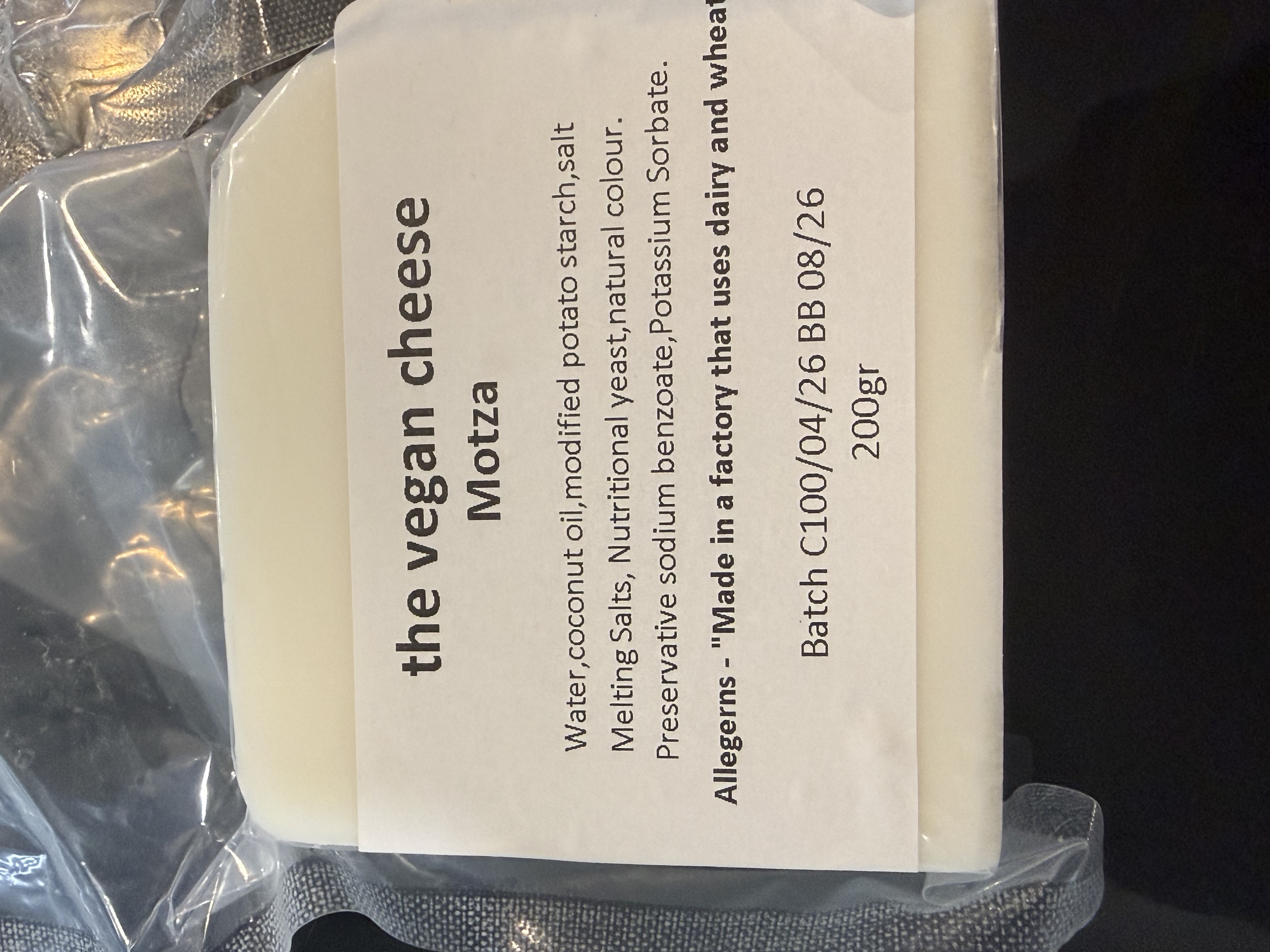 Vegan Mozzarella  Cheese (200g) 