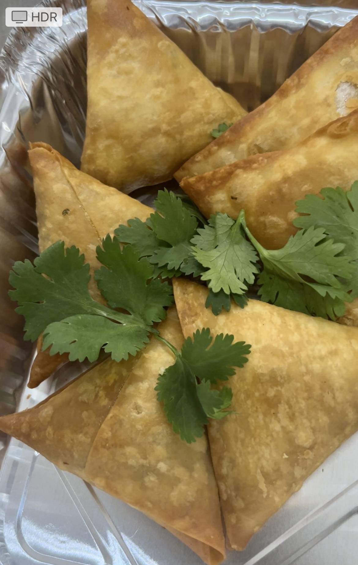 Chickn Curry  Samoosa & Dip (3pc)